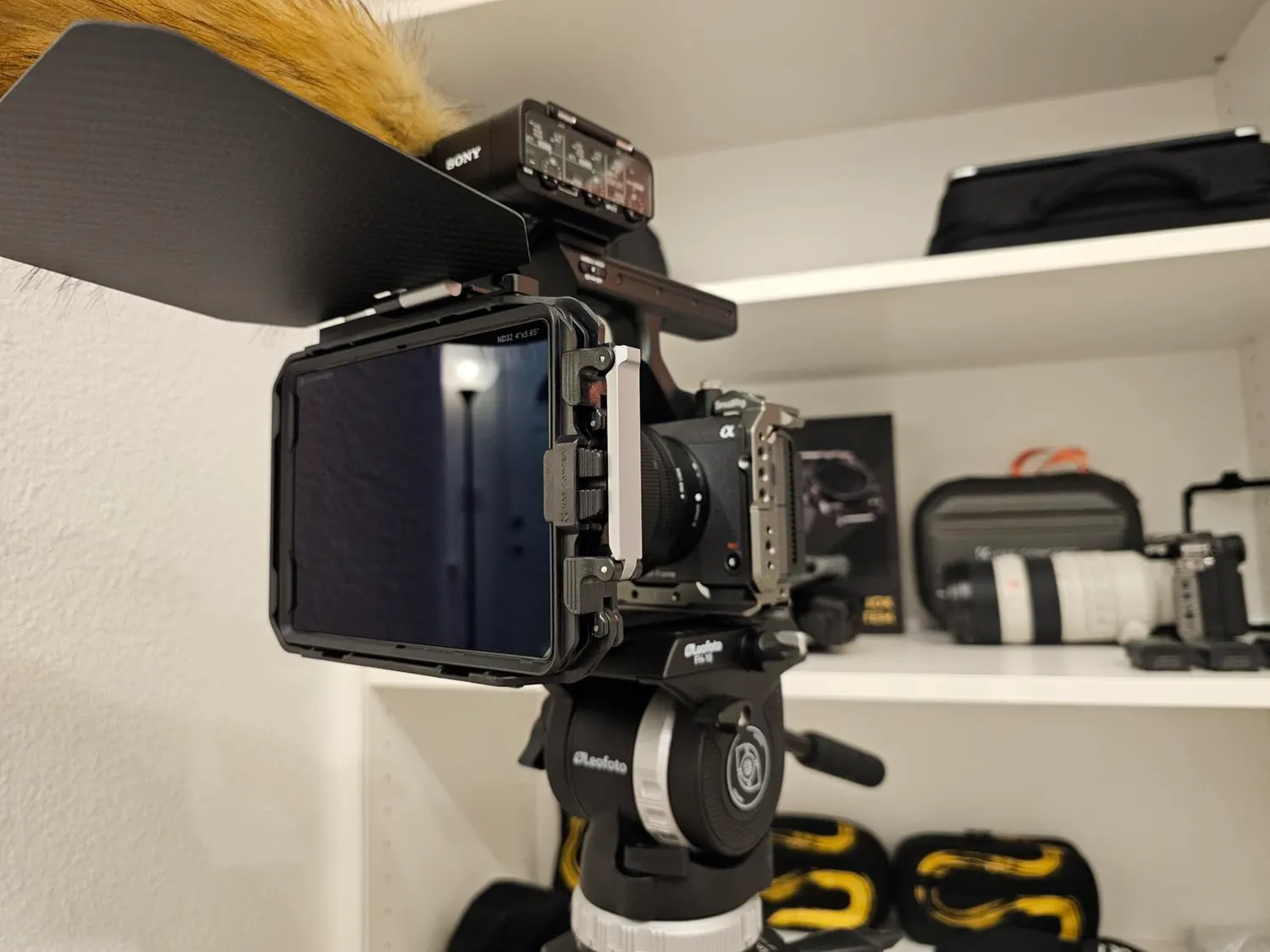K&F Concept Mini Matte Box paraluce con filtro ND32