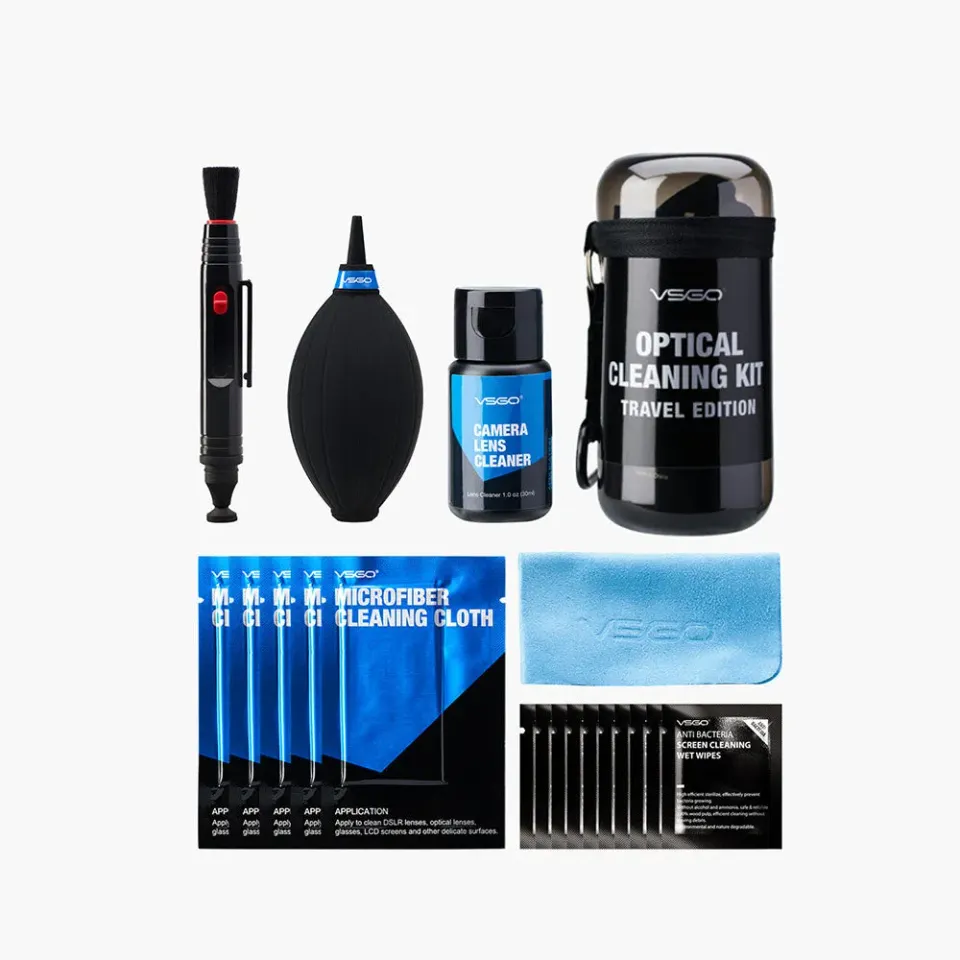 VSGO DKL-15 kit pulizia fotocamera 19 in 1 grigio