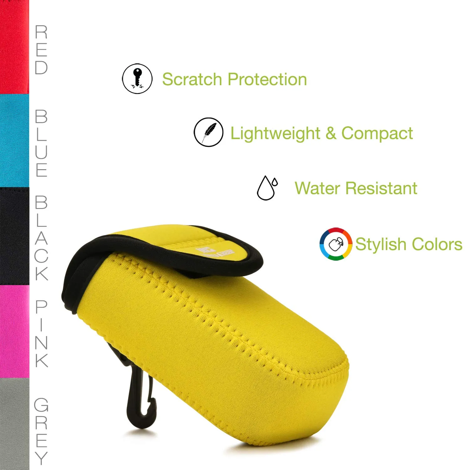 MegaGear Ultra Light Custodia Neoprene Sony WX500 Gialla