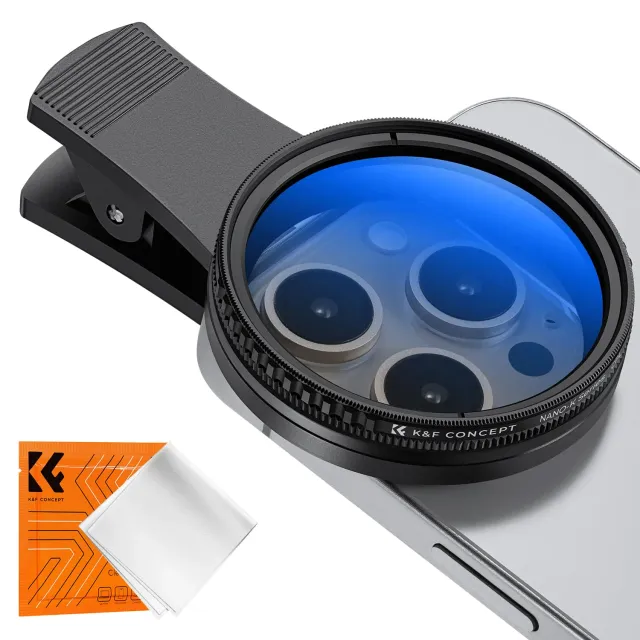 K&F Concept Filtro CPL 52mm Smartphone Clip-on