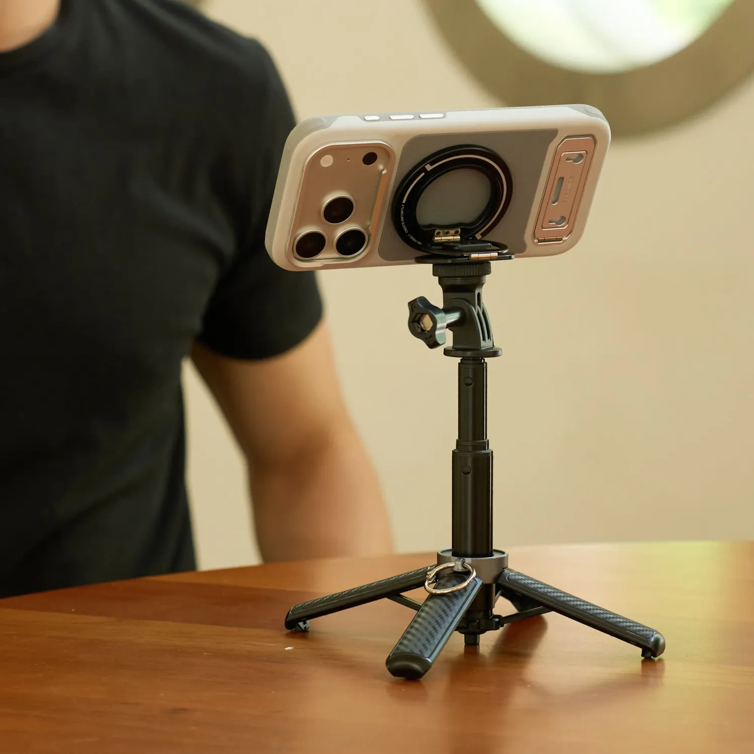 VSGO mini treppiede telescopico 1/4" compatto 325 mm