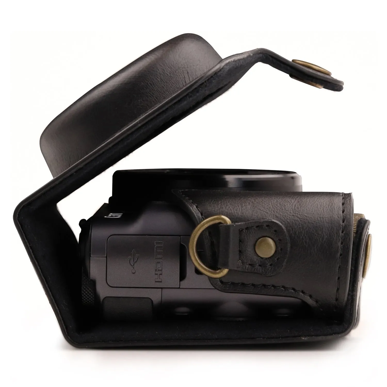 MegaGear Ever Ready Custodia Canon SX740 HS in ecopelle