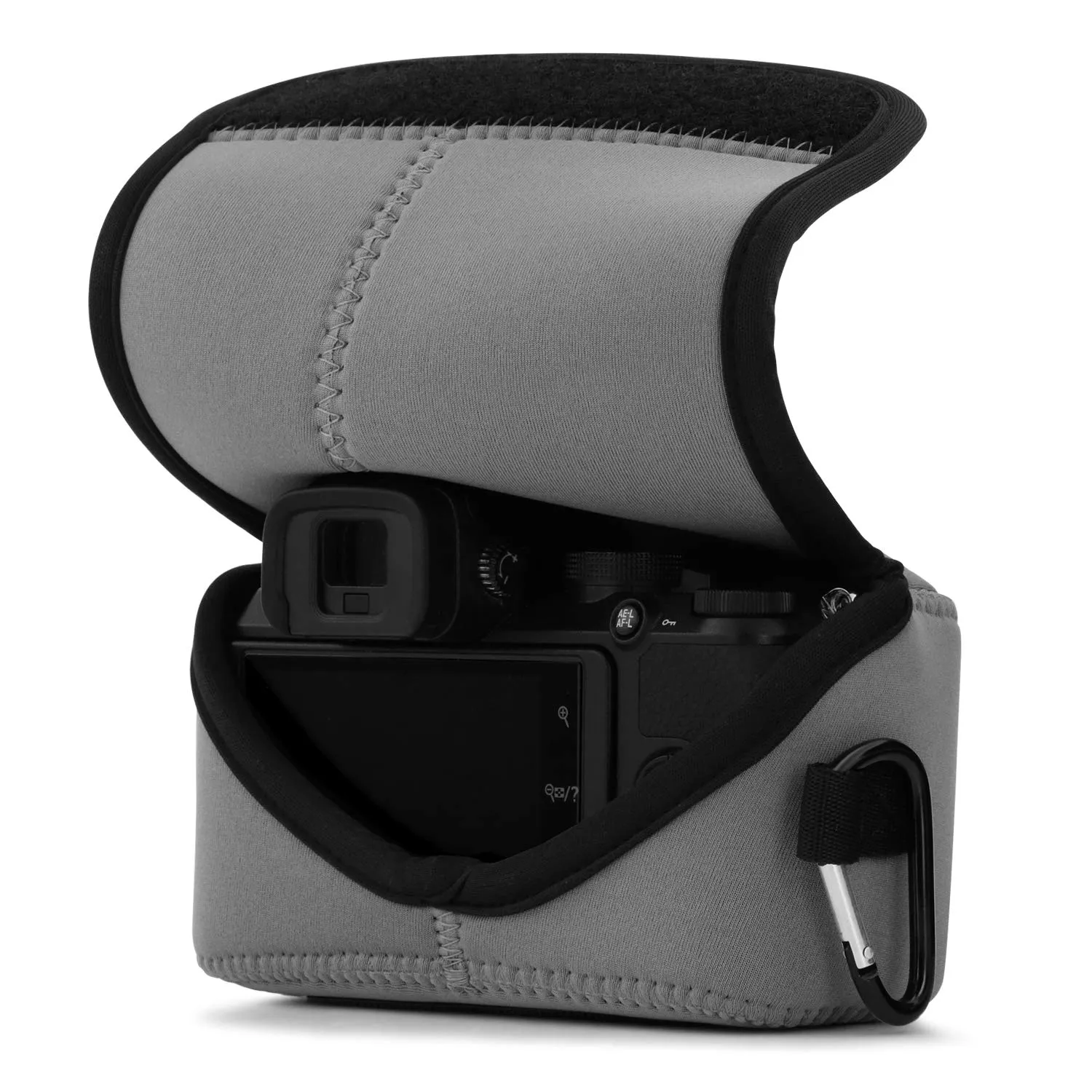 MegaGear MG1819 custodia neoprene grigio Nikon Z50 16-50mm