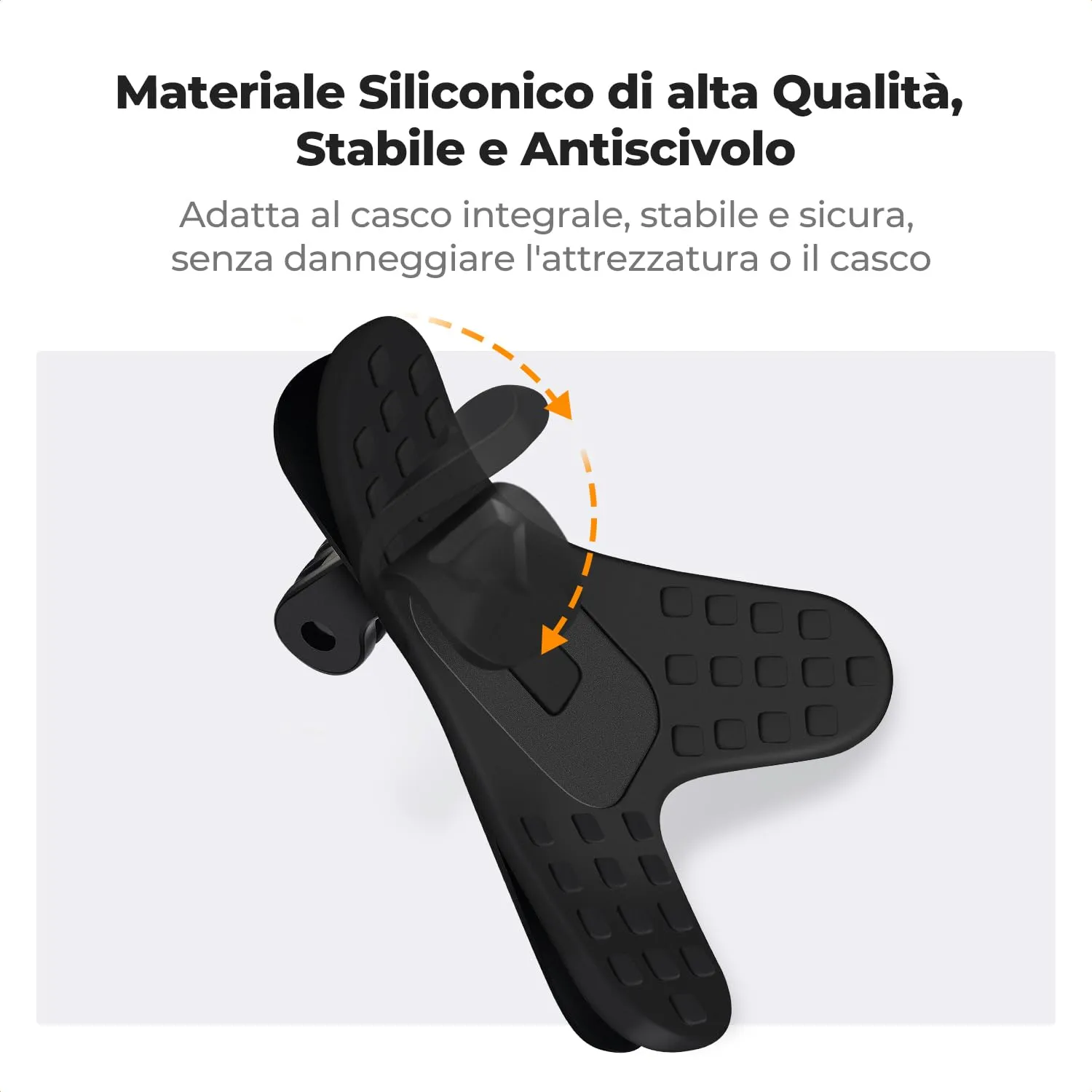 K&F Concept supporto mentoniera casco action cam singolo