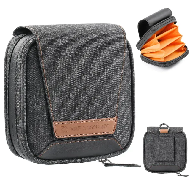K&F Concept custodia portafiltri 95mm 4 posti impermeabile