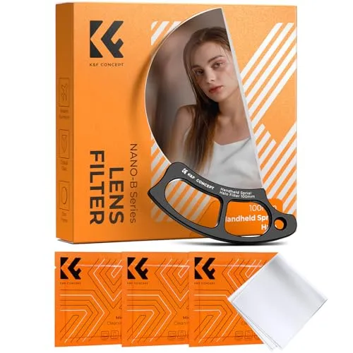 K&F Concept Nano-Bacis filtro halo spirale 100mm manuale