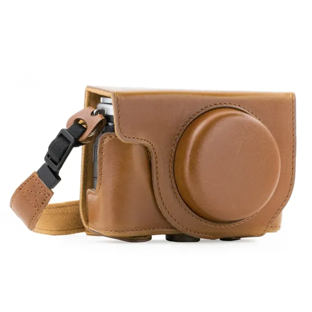 MegaGear MG710 X70 custodia fotocamera marrone chiaro flip