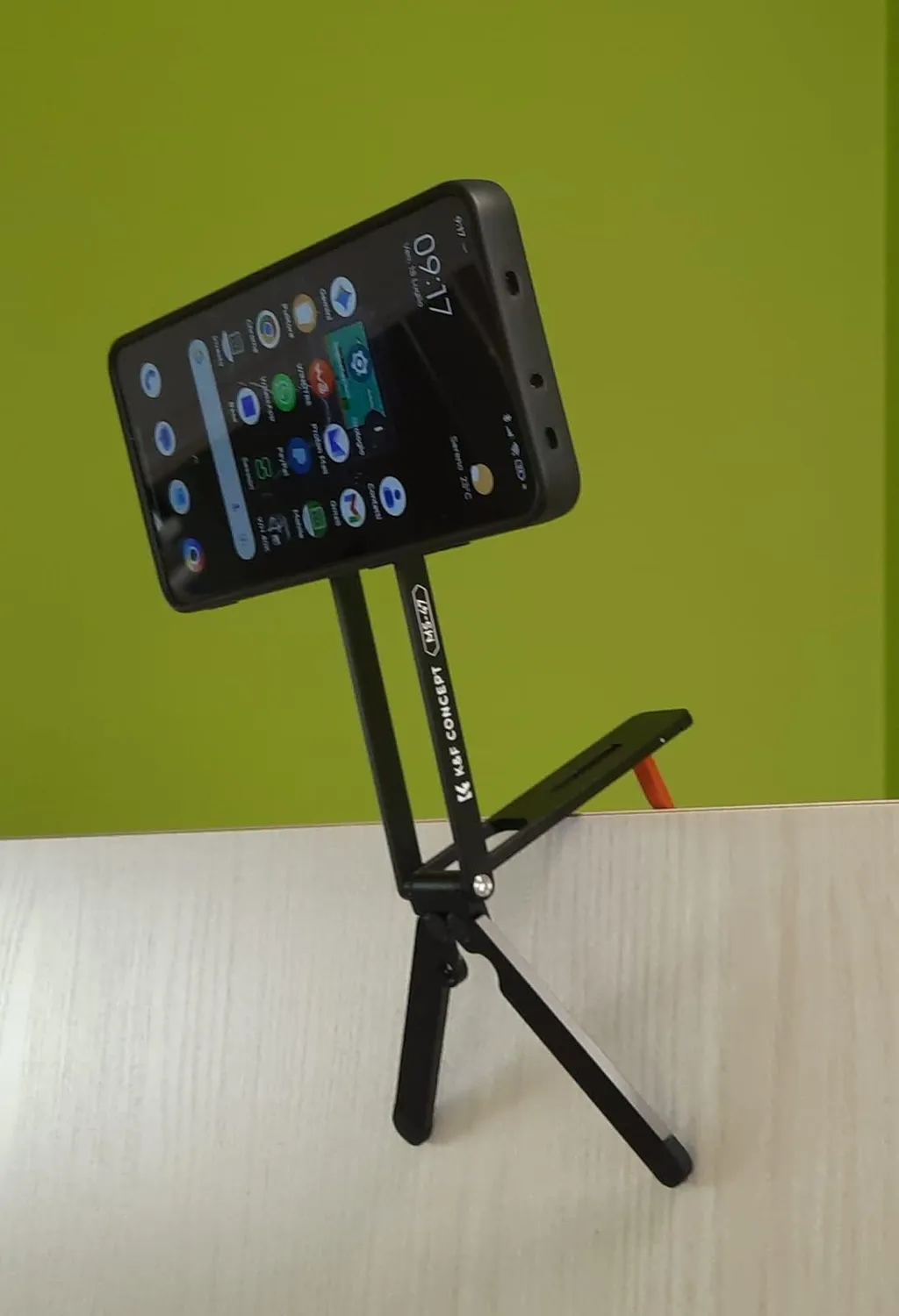 K&F Concept Mini Treppiede Magnetico Smartphone Nero MagSafe