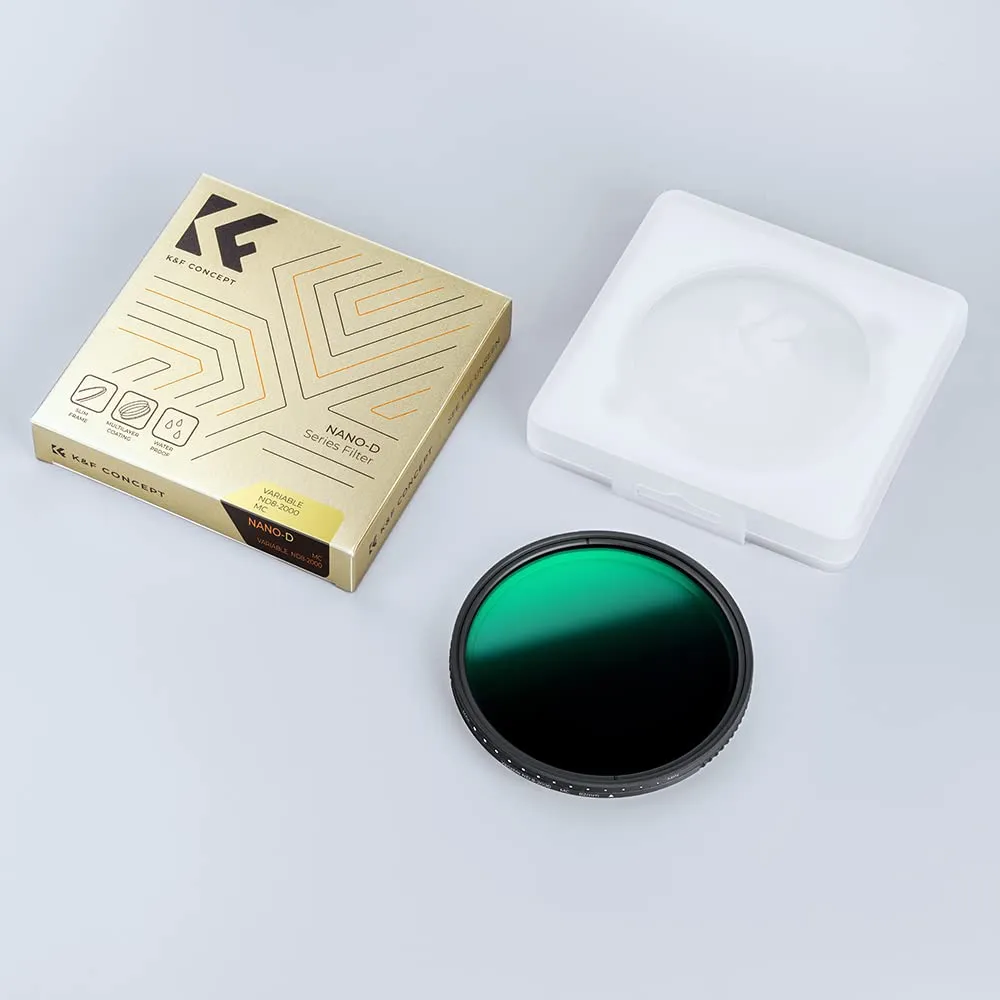 K&F Concept Nano-Dazzel Filtro ND Variabile 37mm ND8-2000