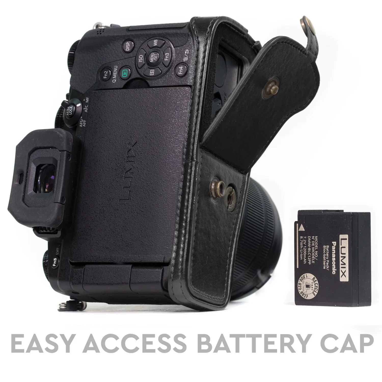 MegaGear Ever Ready custodia pelle G80 G81 12-60mm