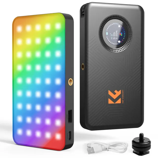 K&F Concept 135 LED luce video RGB 5000mAh CRI 95+