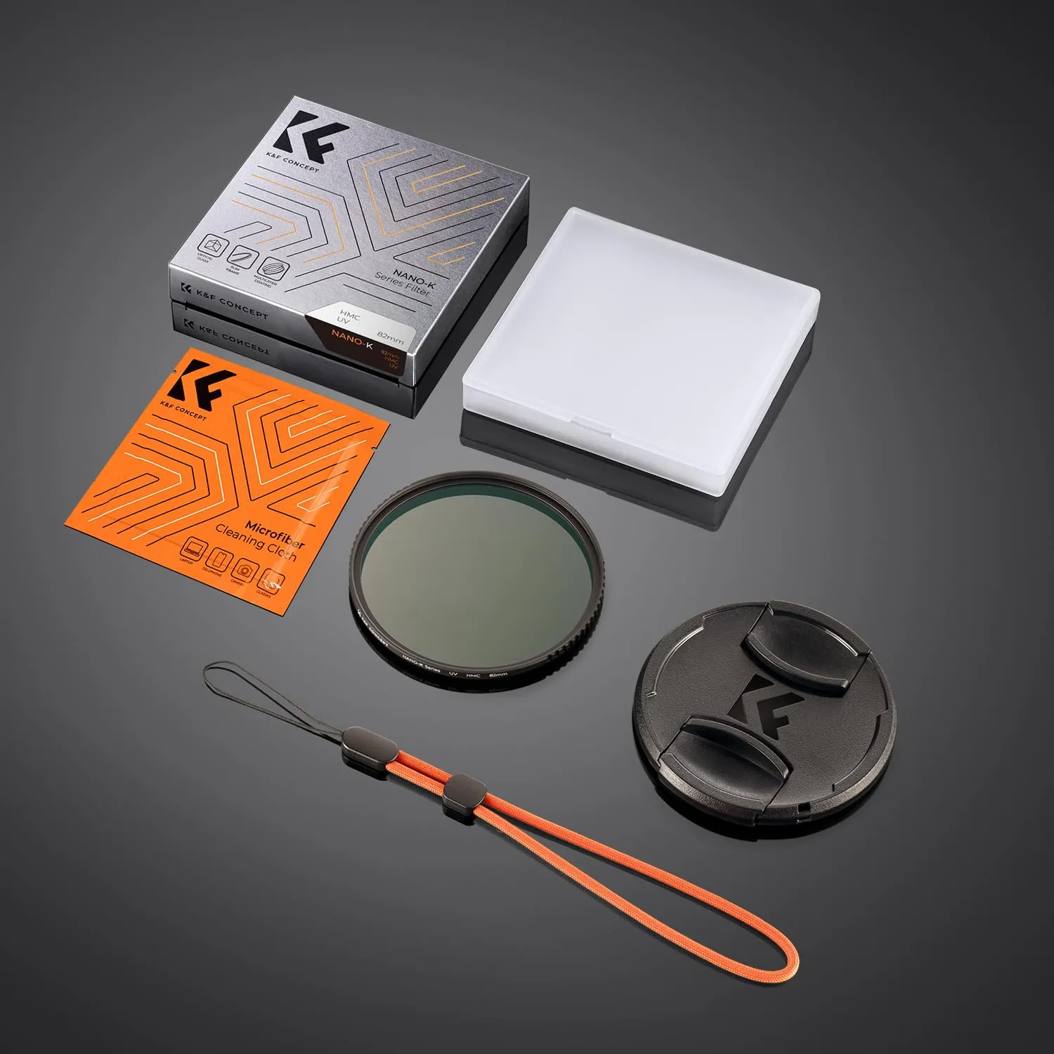 K&F Concept Nano-Klear filtro UV 82mm con tappo