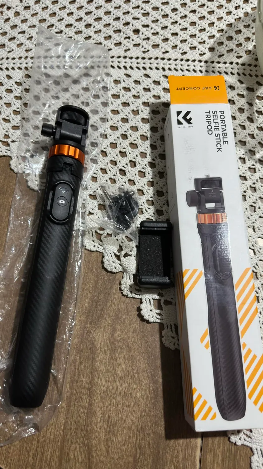 K&F Concept Treppiede Smartphone 158cm con Telecomando