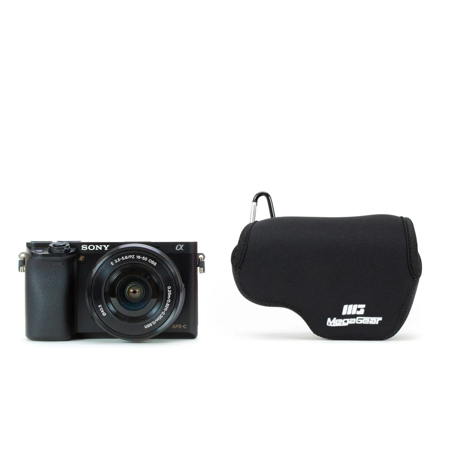 MegaGear Ultra Light Custodia Neoprene Sony A5100 Nera