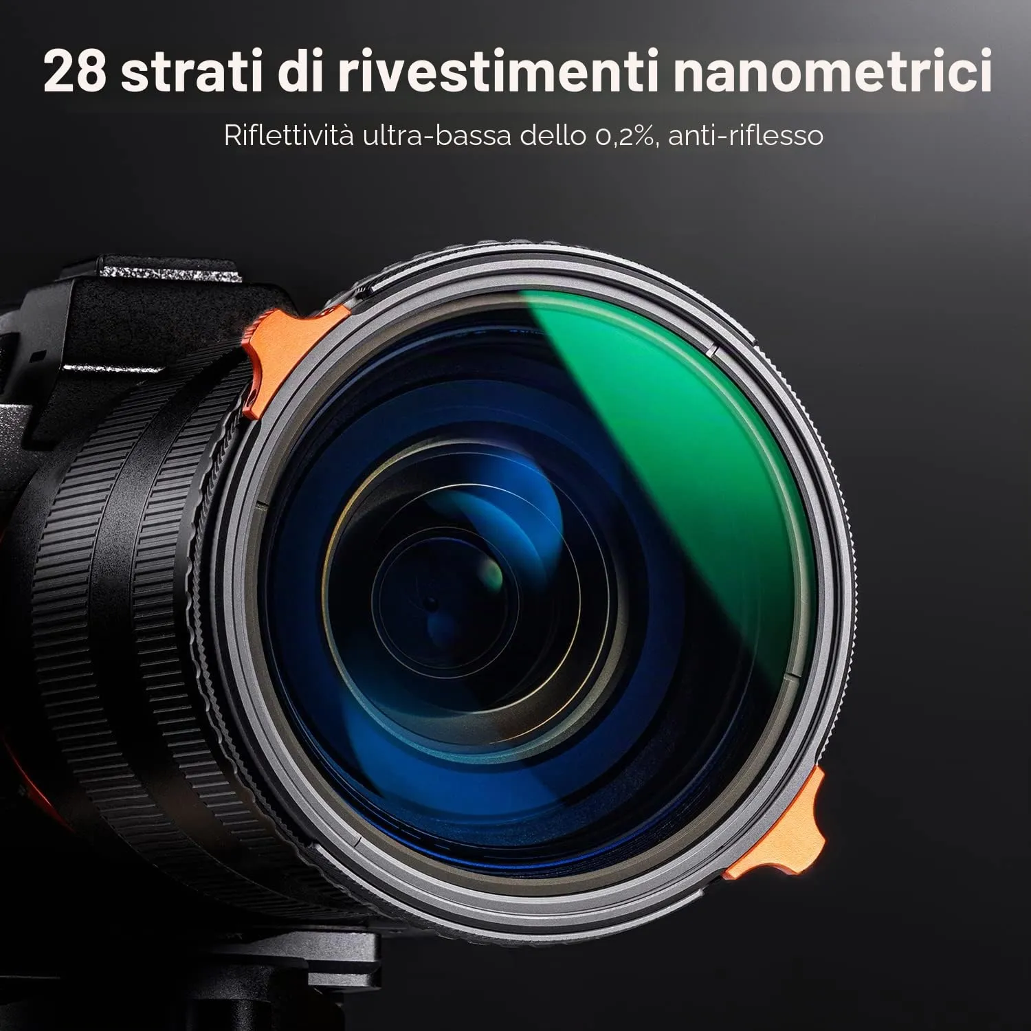 K&F Concept Nano-Xcel Filtro 67mm ND4-64 CPL 2in1