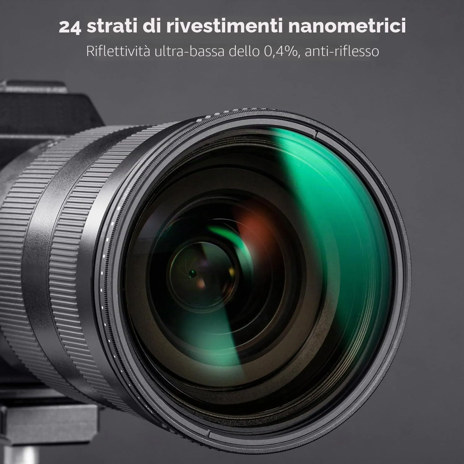 K&F Concept Nano-Dazzle ND2-400 Filtro Variabile ND 52mm