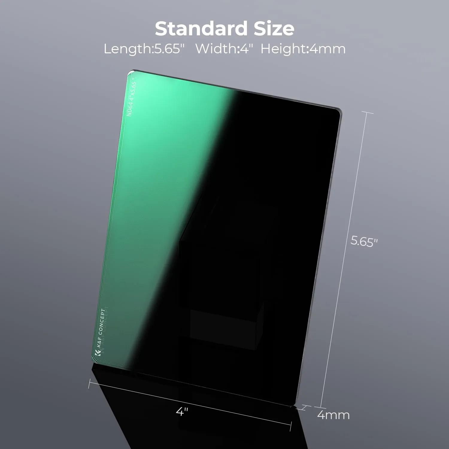 K&F Concept Nano-Xcel Filtro Cinema 4x5.65" ND8+ND64