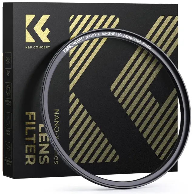 K&F Concept adattatore magnetico 82mm filtri alluminio