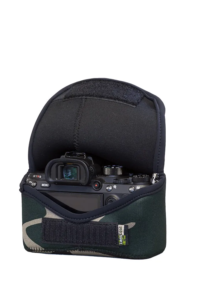 LensCoat BodyBag M custodia mirrorless nera in neoprene