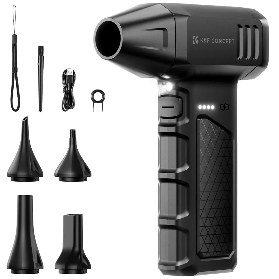 K&F Concept Soffiatore Aria Compressa 110K 3 Velocità LED