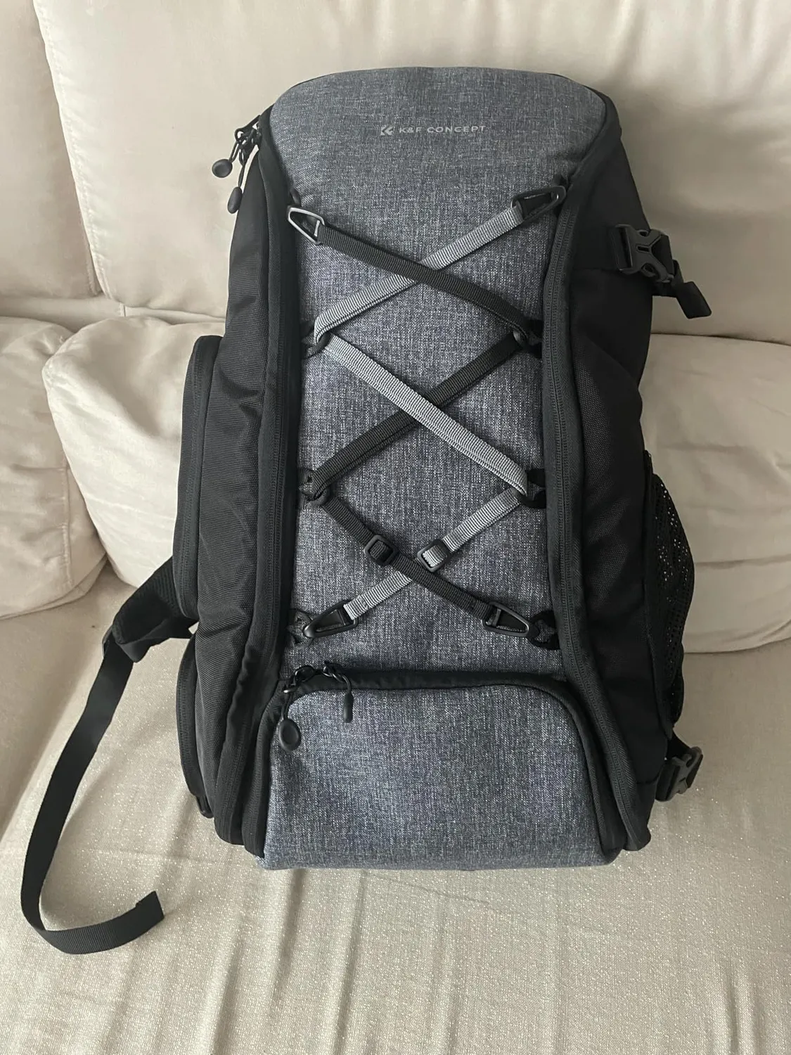 K&F Concept Zaino Foto 25L Impermeabile Nero Grigio