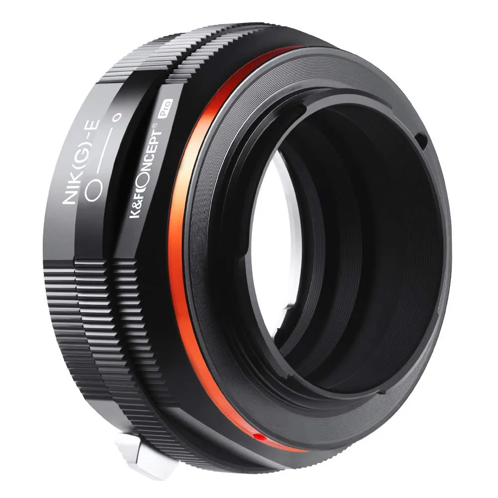K&F Concept adattatore Nikon G/F/AI a Sony E laccato opaco