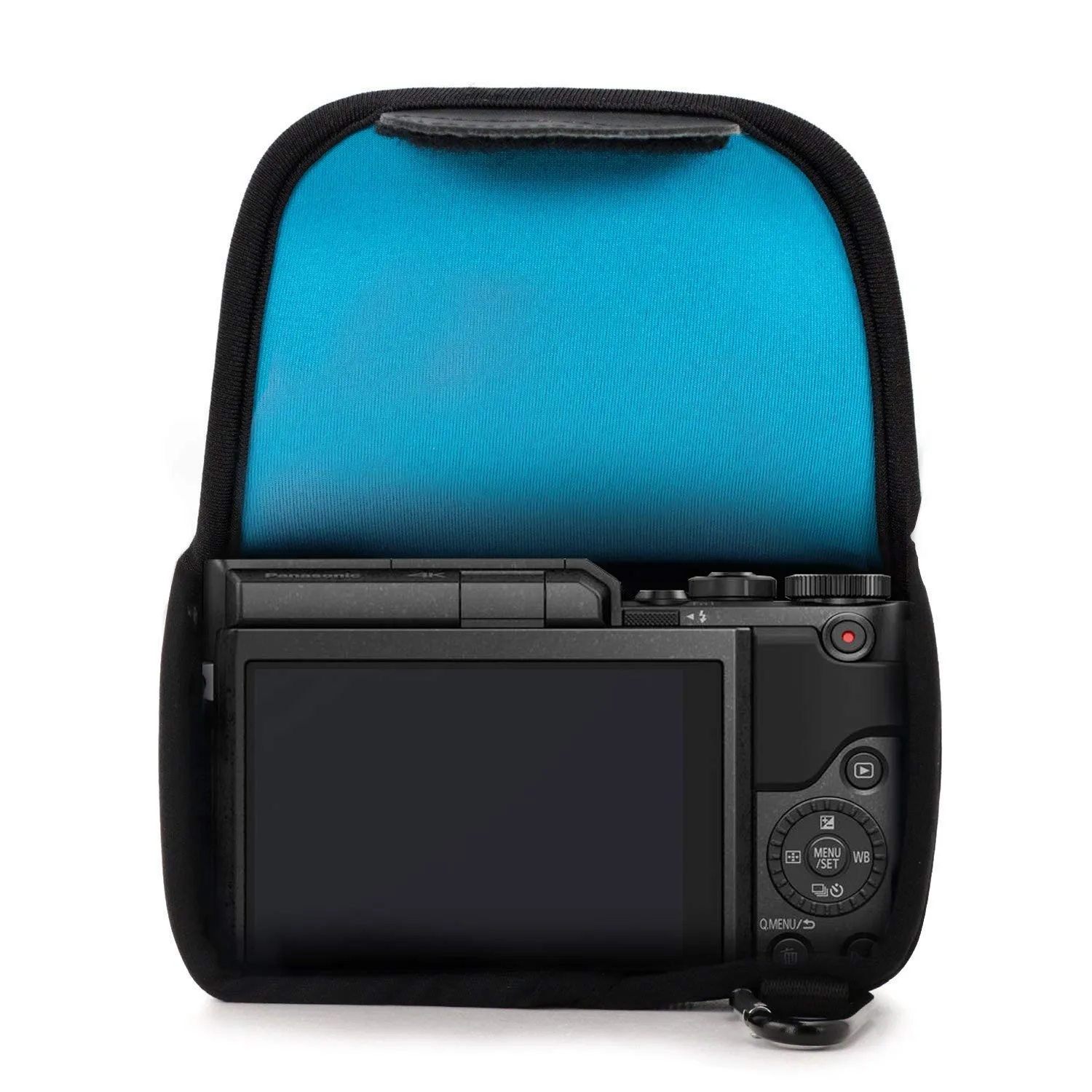 MegaGear custodia neoprene Panasonic GX800 12-32mm blu