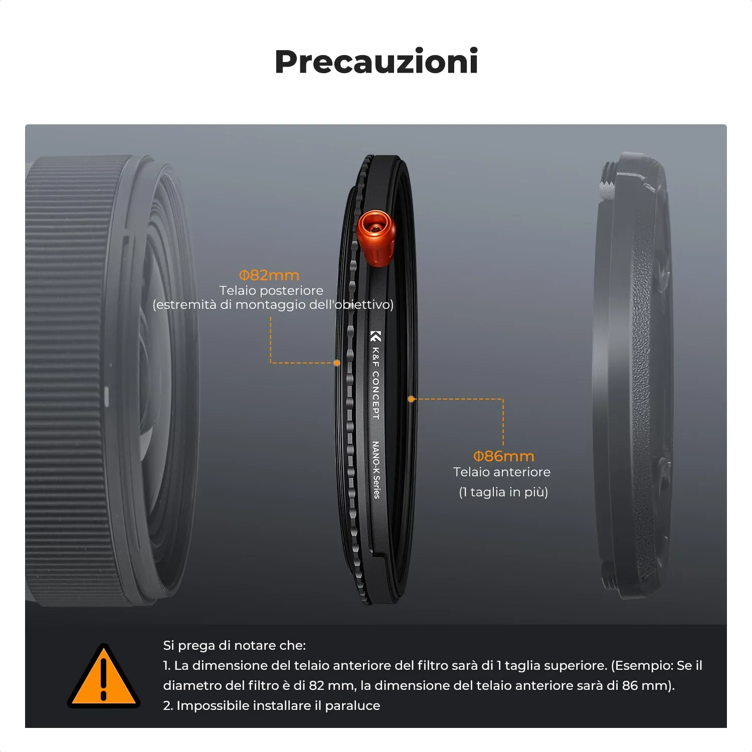 K&F Concept Nano-Klear filtro 3 in 1 67mm CPL Mist ND2-32