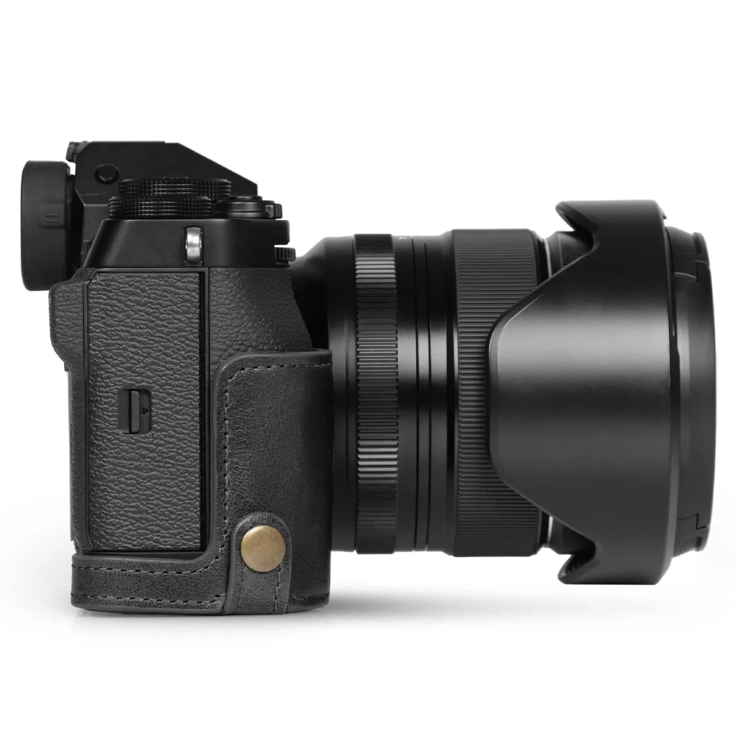 MegaGear custodia fotocamera Fujifilm X-T5 nero vera pelle