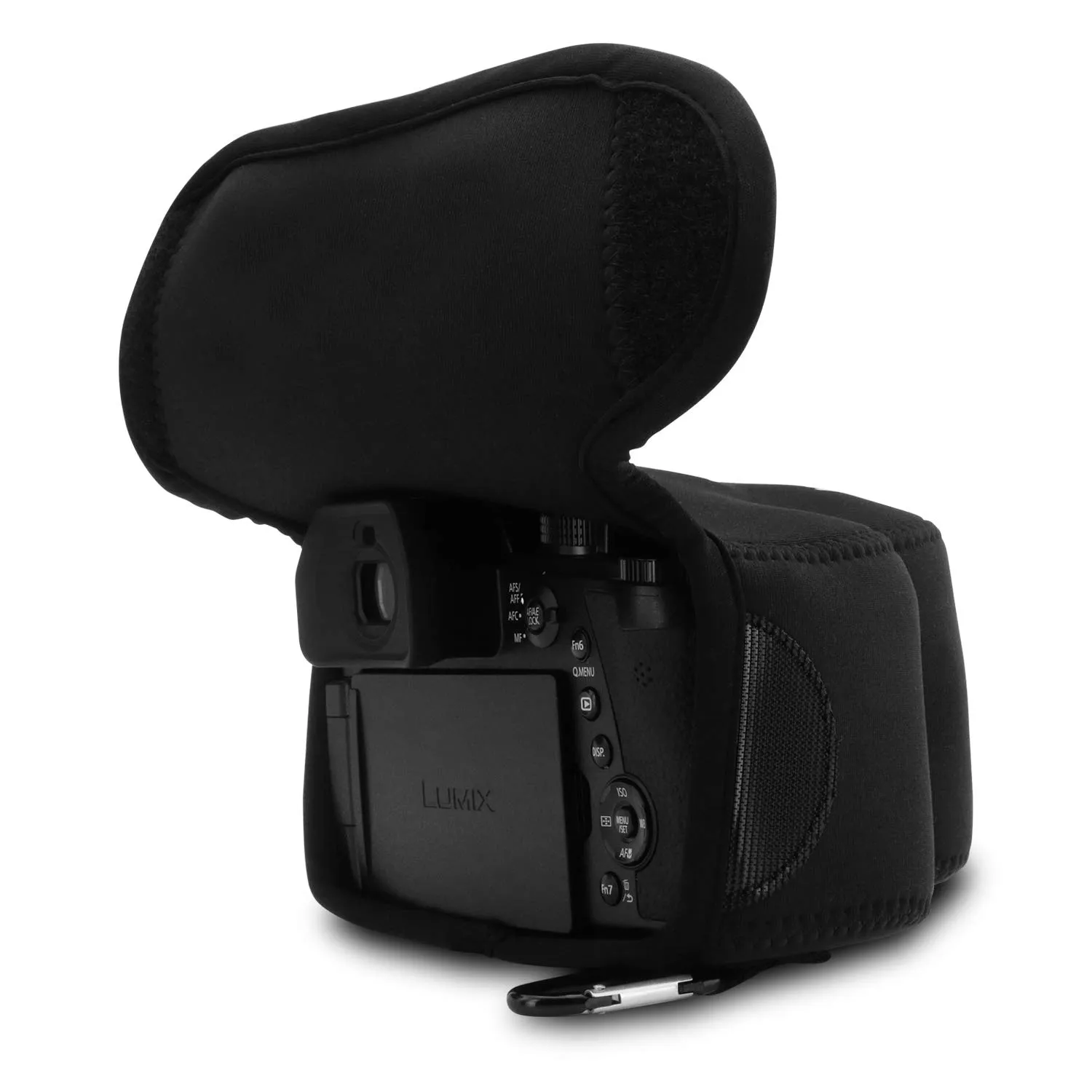 MegaGear MG1687 custodia neoprene Panasonic FZ1000 II nero leggera