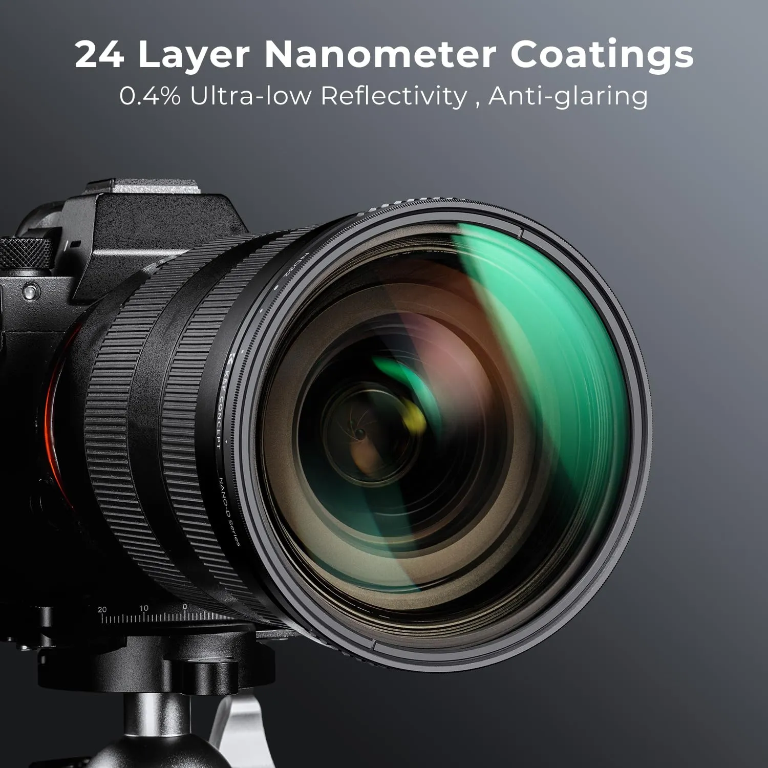 K&F Concept Nano-Dazzle ND2-32 filtro ND variabile 49mm 1-5 stop