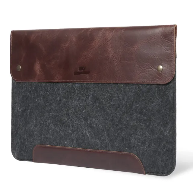 MegaGear Custodia Pelle MacBook 15-16 Marrone