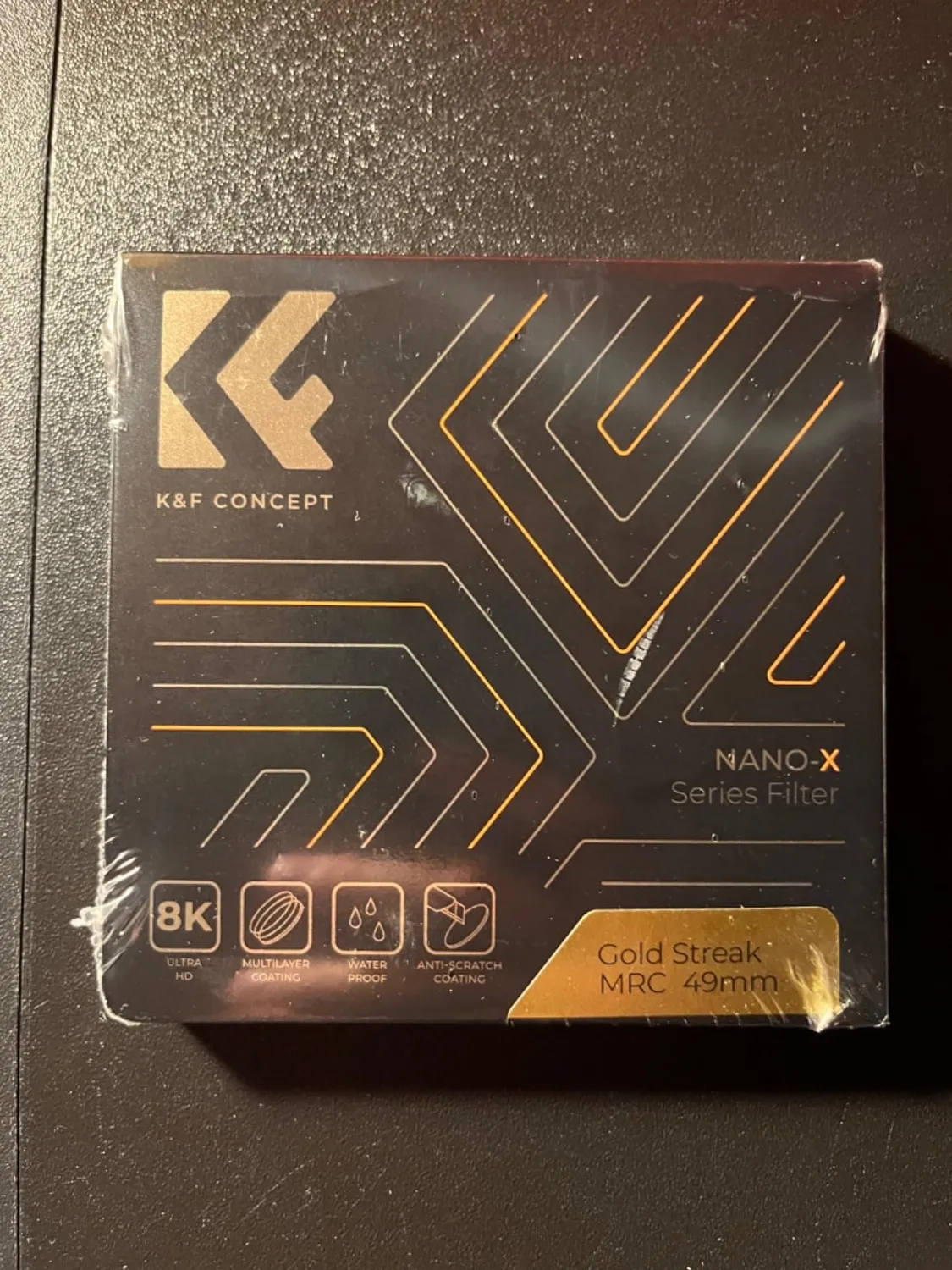 K&F Concept Nano-Xcel filtro gold streak 82mm anamorfico