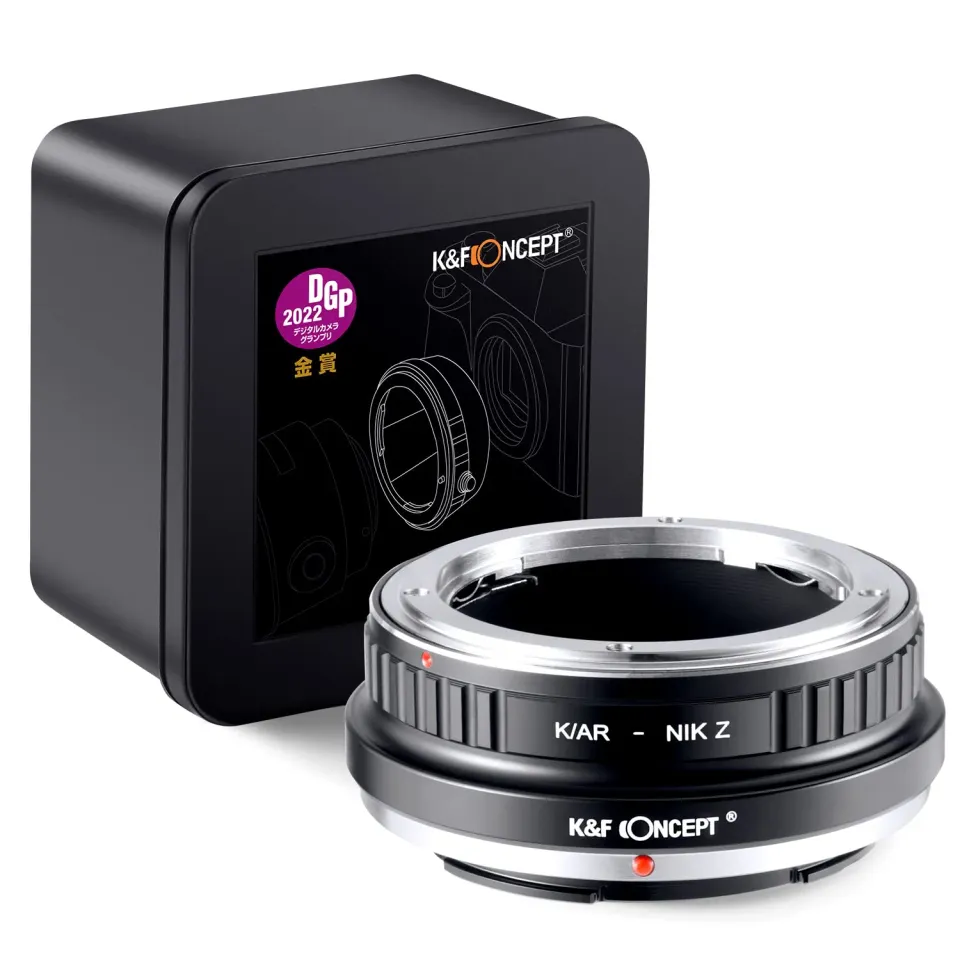 K&F Concept adattatore K/AR-NIK Z per Konica manuale