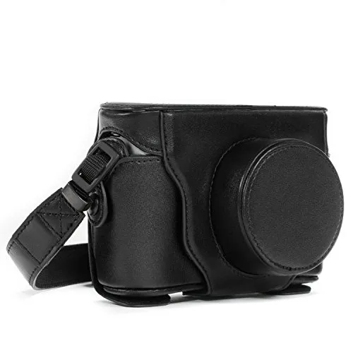MegaGear MG341 Custodia Pelle Fujifilm X100 Nero