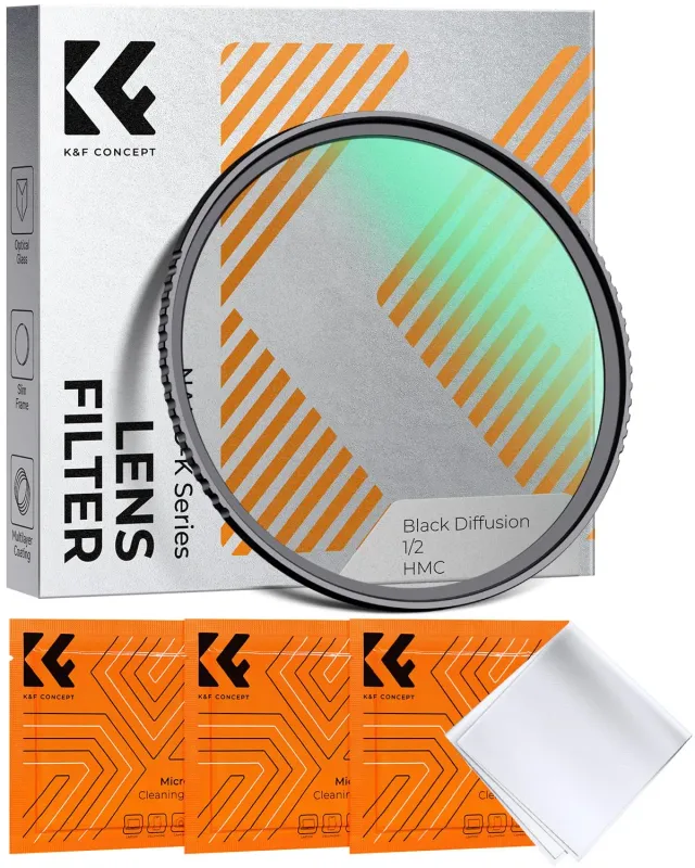 K&F Concept Nano-Klear Filtro Black Mist 1/2 67mm Cinema