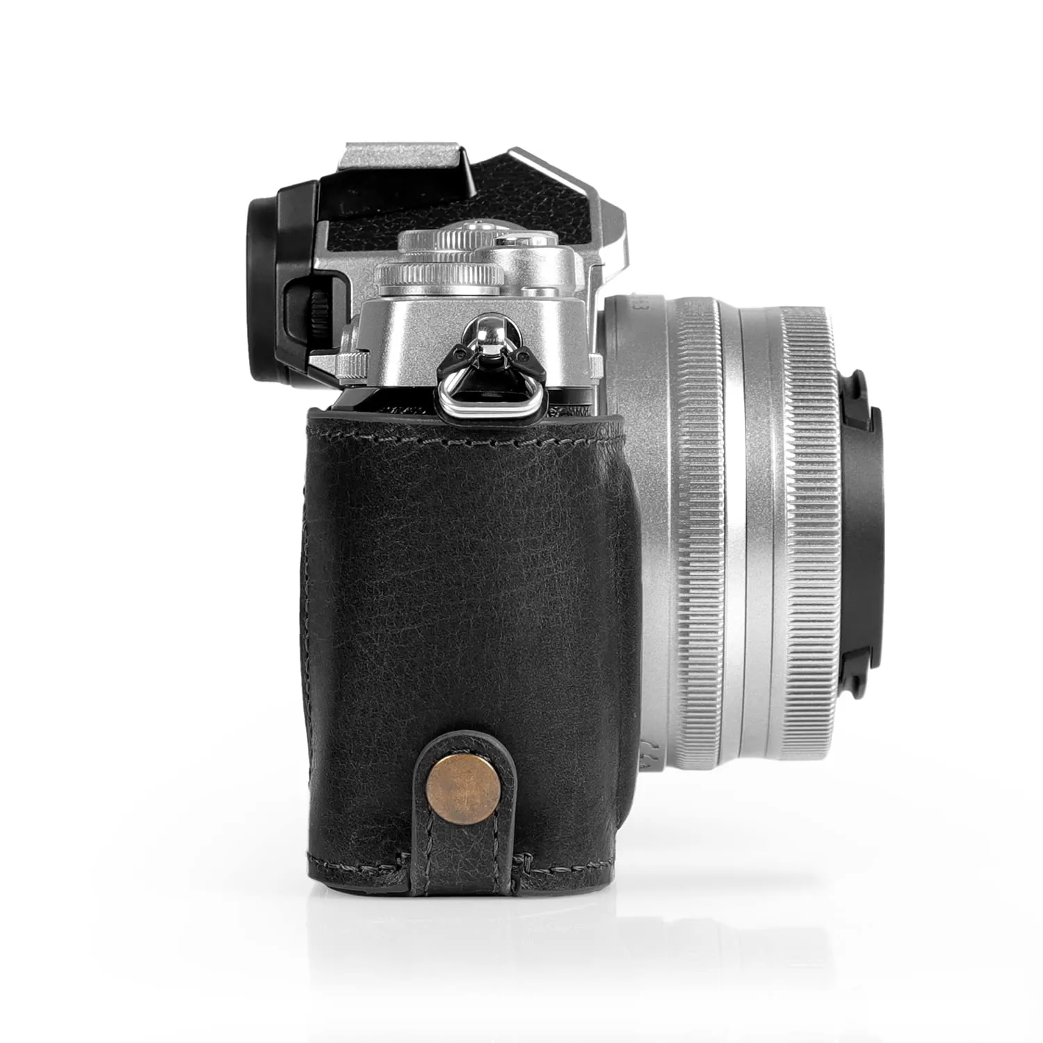 MegaGear Ever Ready Mezza Custodia Pelle Nikon Z fc Nero