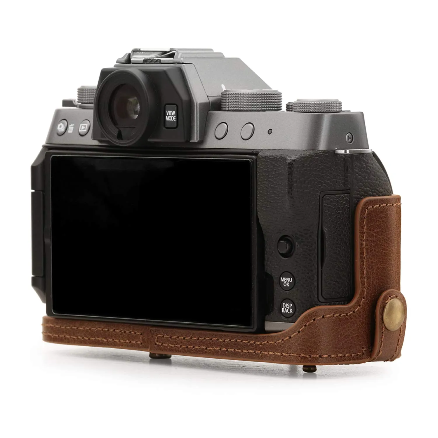 MegaGear MG1884 Ever Ready Custodia pelle Fujifilm X-T200 marrone