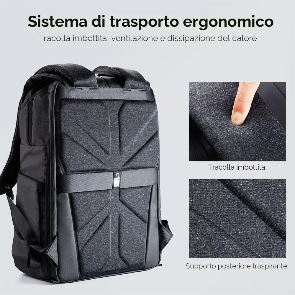 K&F Concept zaino fotografico 20L nero laptop 15,6" drone