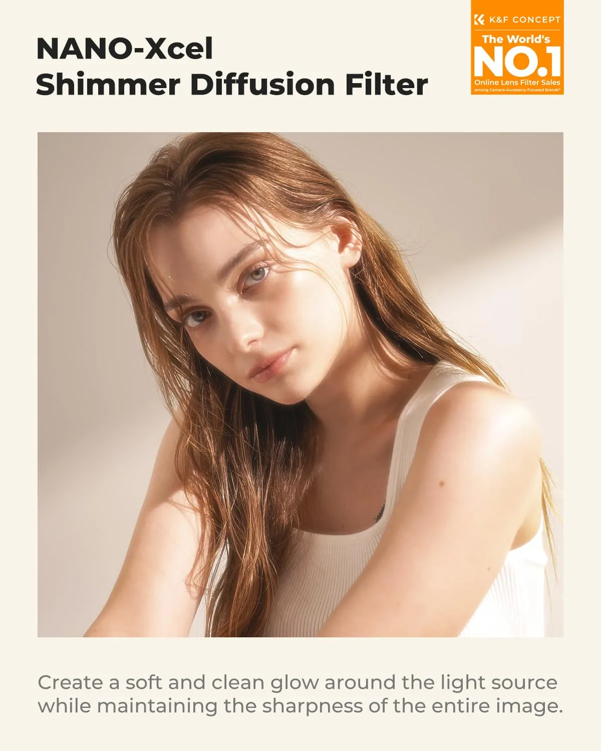 K&F Concept Nano-Xcel filtro shimmer diffusion 82mm glow