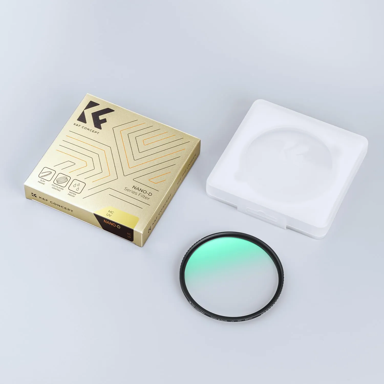 K&F Concept Nano-Dazzle filtro UV 67mm protezione 24 strati