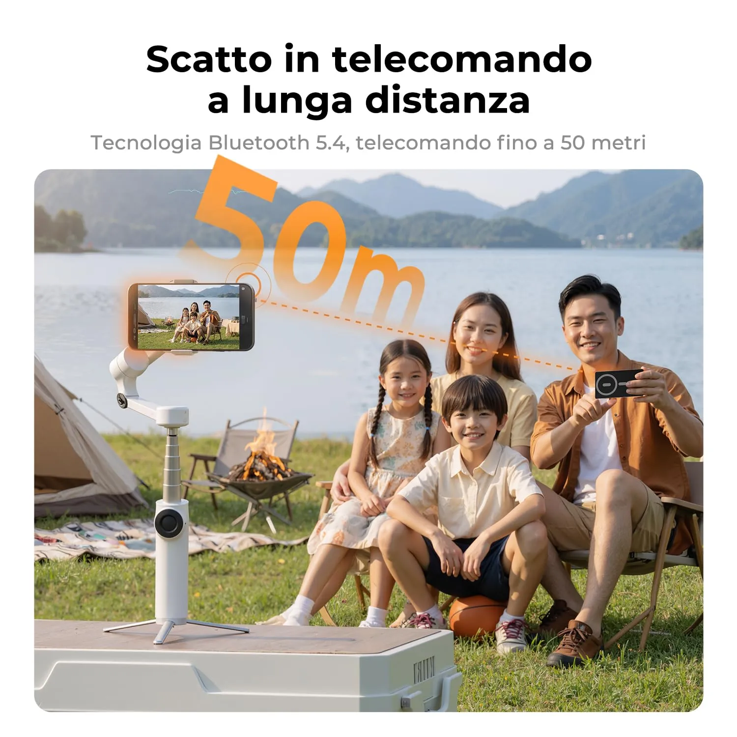K&F Concept schermo selfie 5" monitor magnetico wireless 4K