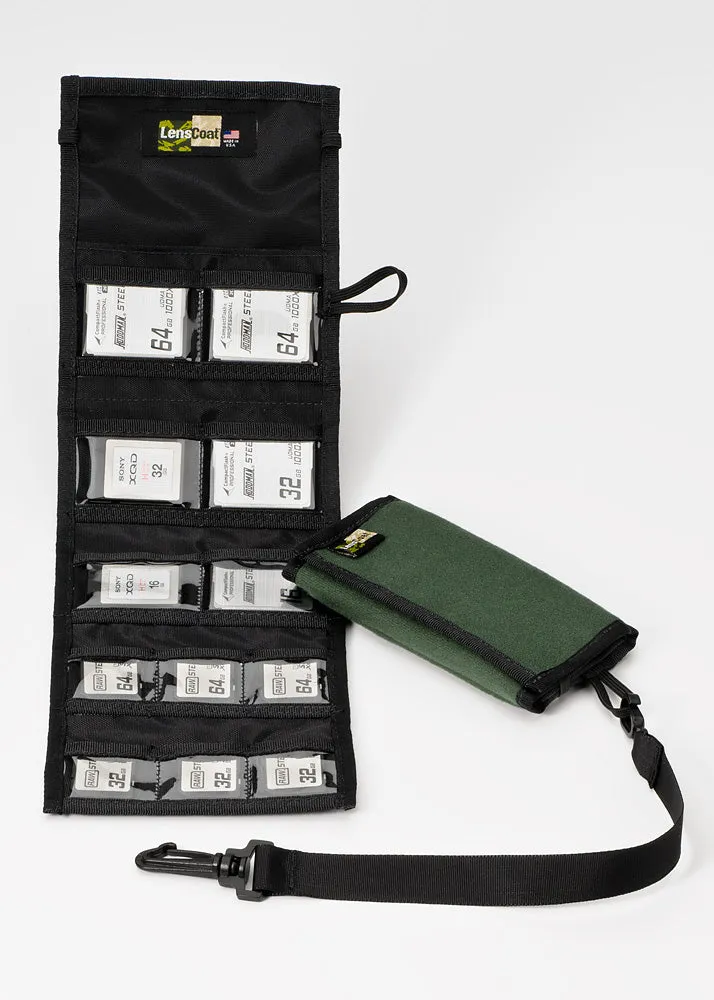 LensCoat Memory Wallet Combo 66 port rotating nero waterproof