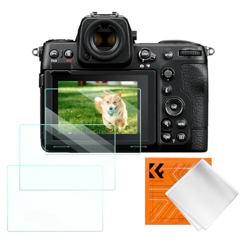 K&F Concept pellicole vetro Nikon Z9 Z8 3 pezzi 9H
