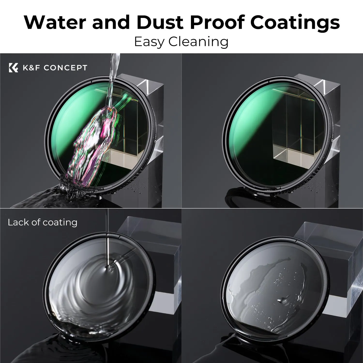 K&F Concept Nano-Dazzle ND2-32 filtro ND variabile 49mm 1-5 stop