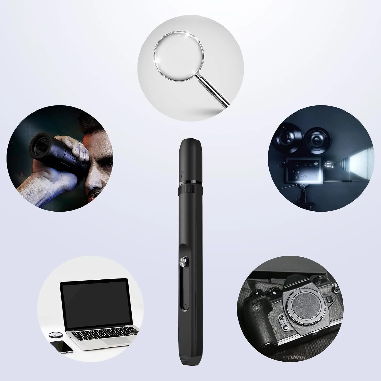 VSGO V-P01E Penna Pulizia Obiettivi Carbonio