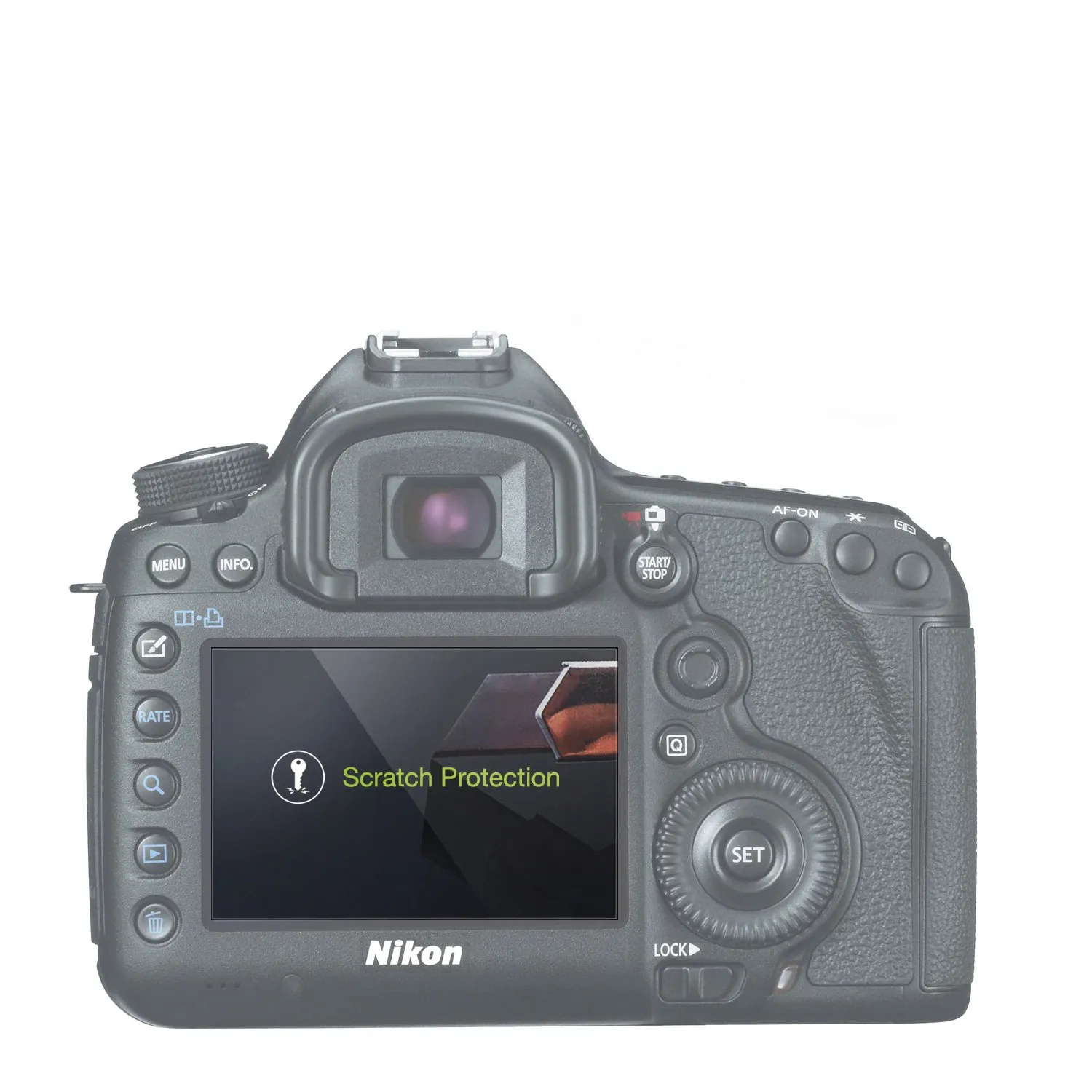 MegaGear MG157 Protezione Schermo Nikon D7100 D7200 Vetro 0,5mm