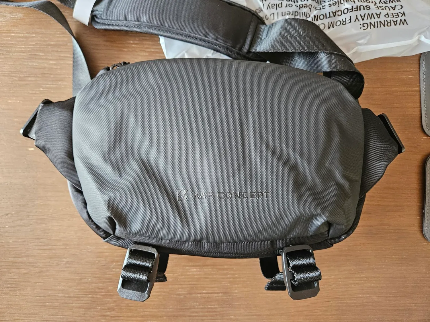 K&F Concept Borsa Tracolla Fotocamera M Verde Nero Impermeabile