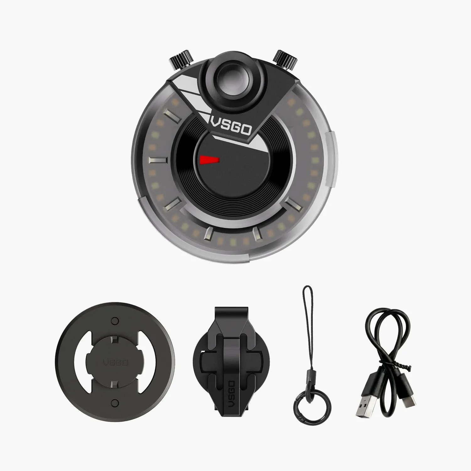 VSGO Black Snipe luce selfie magnetica LED 3000-6000K singola