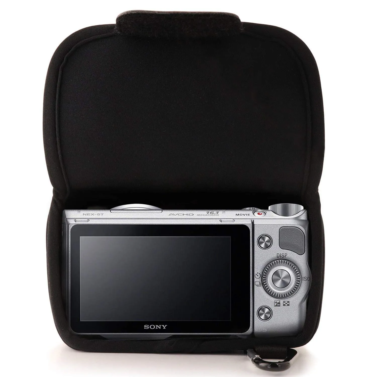 MegaGear Ultra Light Custodia Neoprene Sony A5100 Nera